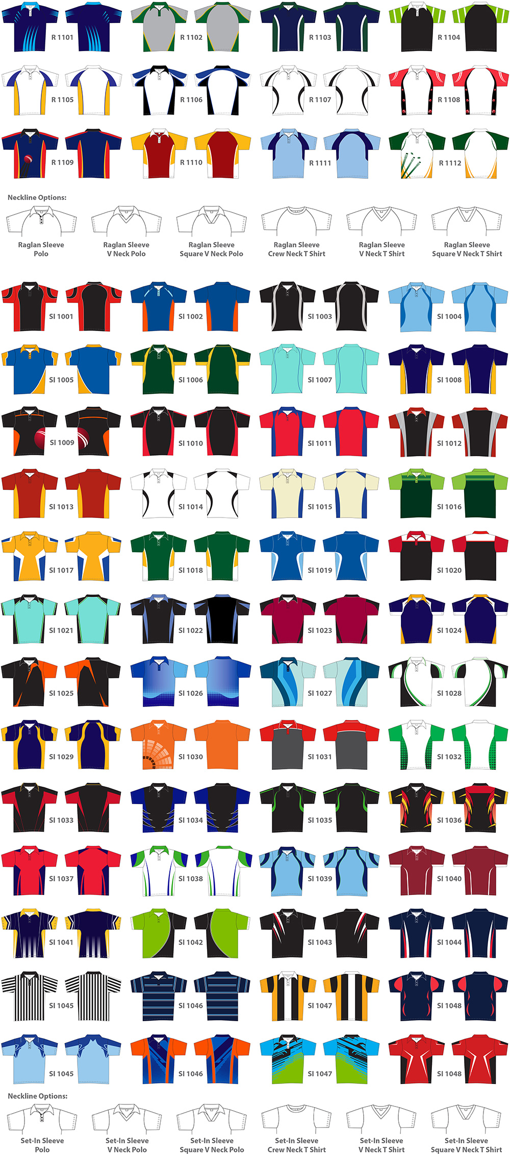 coloured cricket uniforms